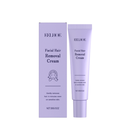 EELHOE Facial Hair Removal Cream: A hair removal cream that gently cleanses, moisturizes, softens hair, and leaves facial skin delicate and smooth.